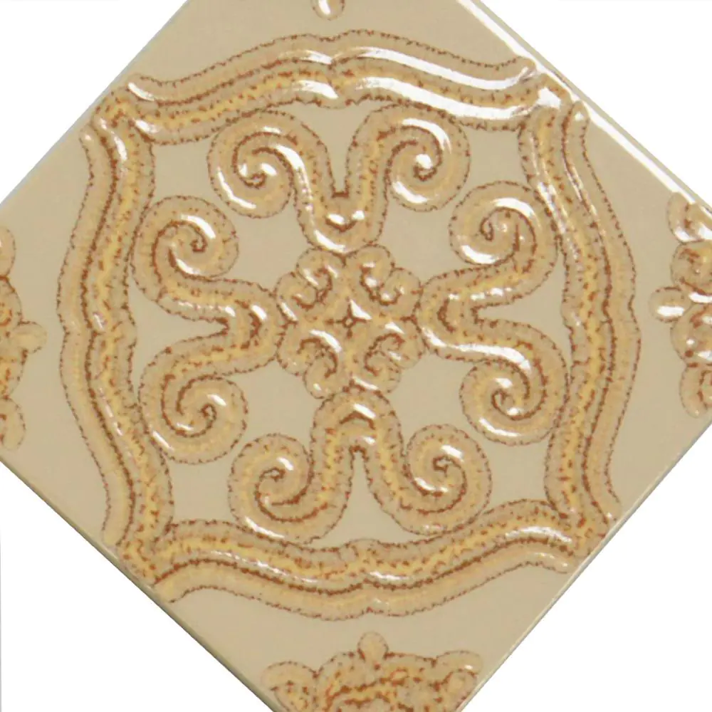 Wandfliese Dekor Servais E2098 8919 beige braun gebraucht 15x15 cm Wandfliese Dekor Servais E2098 8919 beige braun gebraucht 15x15 cm