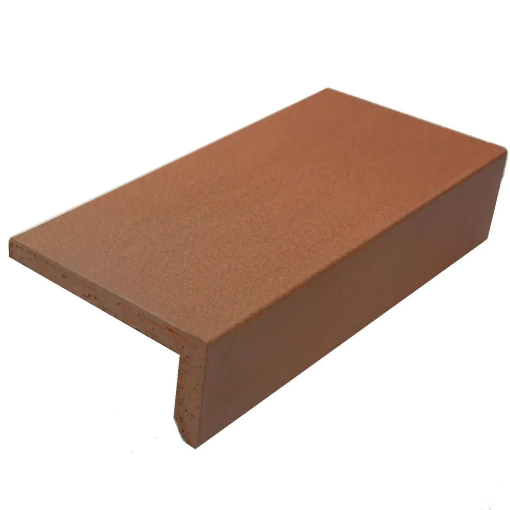 Treppenauftritt E714 rotbraun 11,5x24 cm Treppenauftritt E714 rotbraun 11,5x24 cm