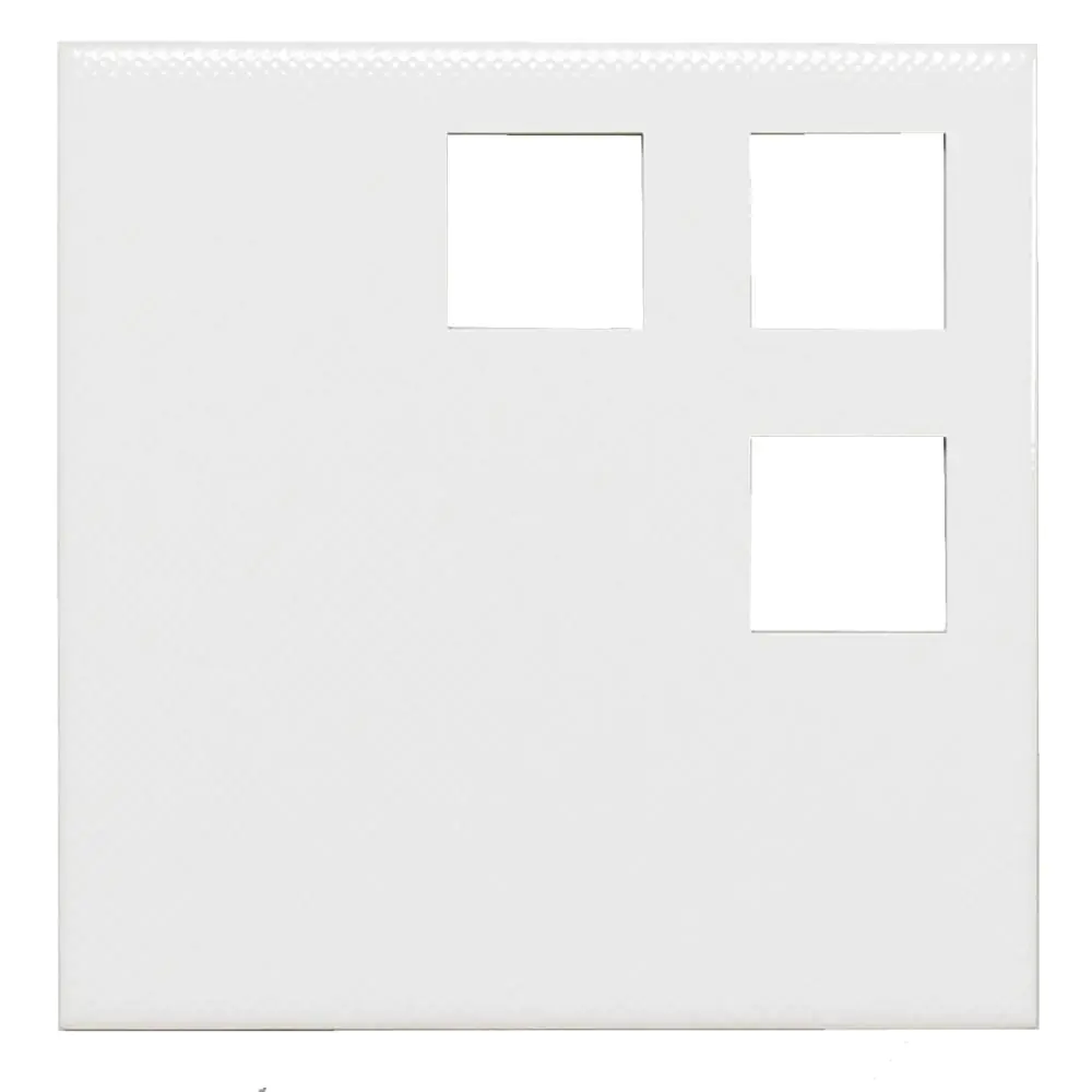 Wandfliese Dekor Steuler Design E2950 weiß 20x20 cm