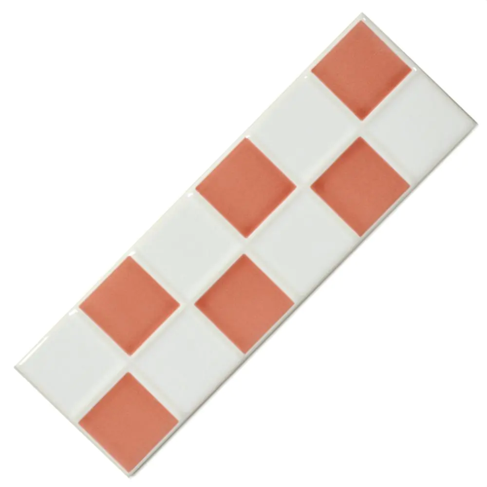 Bordüre Villeroy & Boch 1475 CS23 Creative System korallenrot weiß 6,5x20 cm I.Sorte Bordüre Villeroy & Boch 1475 CS23 Creative System korallenrot weiß 6,5x20 cm I.Sorte