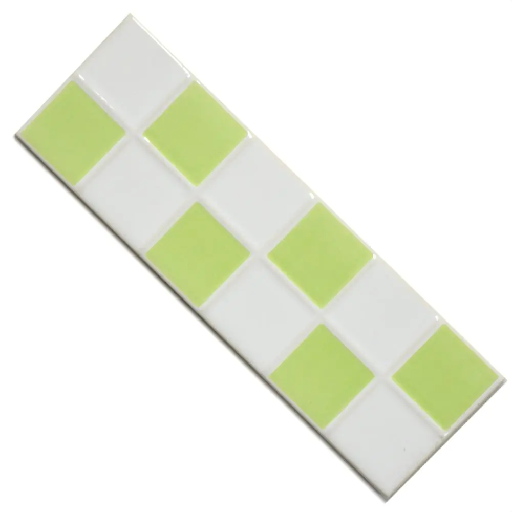 Bordüre Villeroy & Boch 1475 CS21 Creative System apfelgrün weiß 6,5x20 cm I.Sorte Bordüre Villeroy & Boch 1475 CS21 Creative System apfelgrün weiß 6,5x20 cm I.Sorte