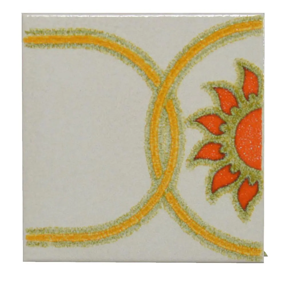 Wandfliese Dekor San Marco Ceramiche E2895 2863 grau mehrfarbig 15x15 cm I.Sorte