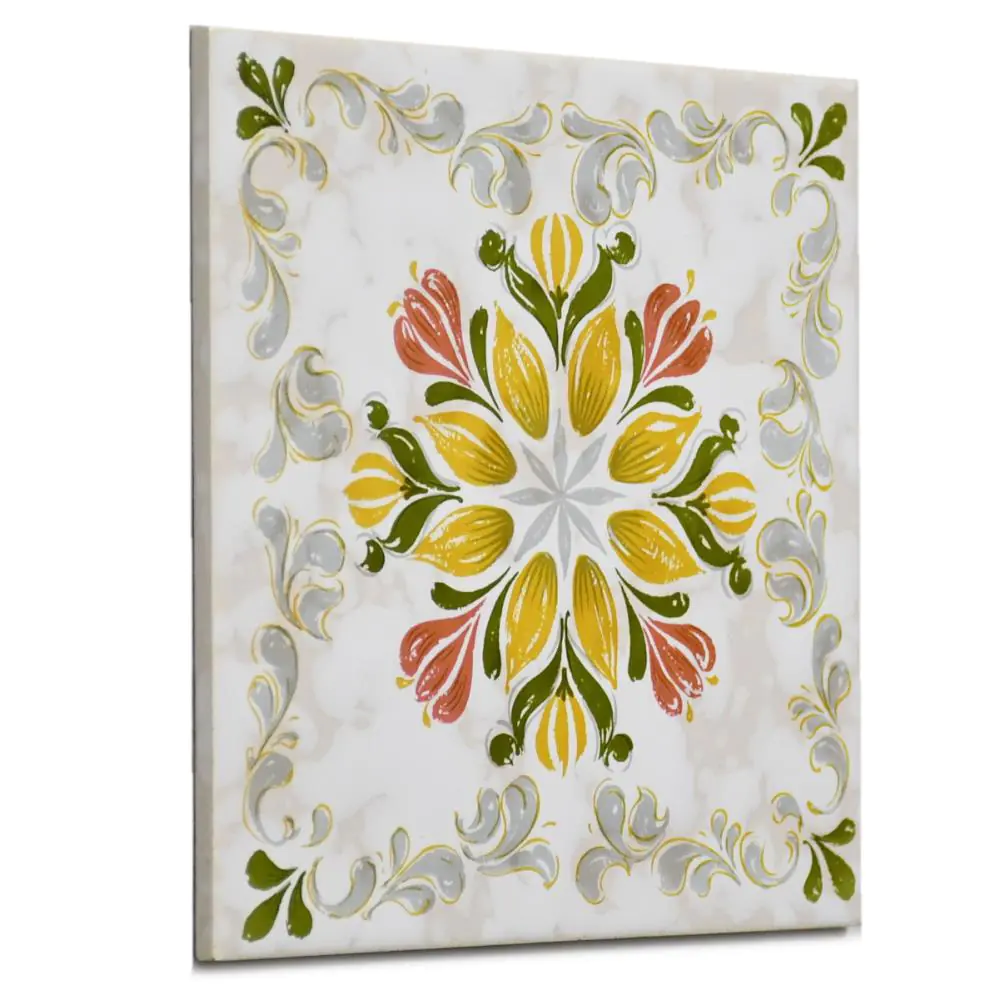 Wandfliese Dekor Villeroy & Boch E4204 Blume mehrfarbig 15x15 cm