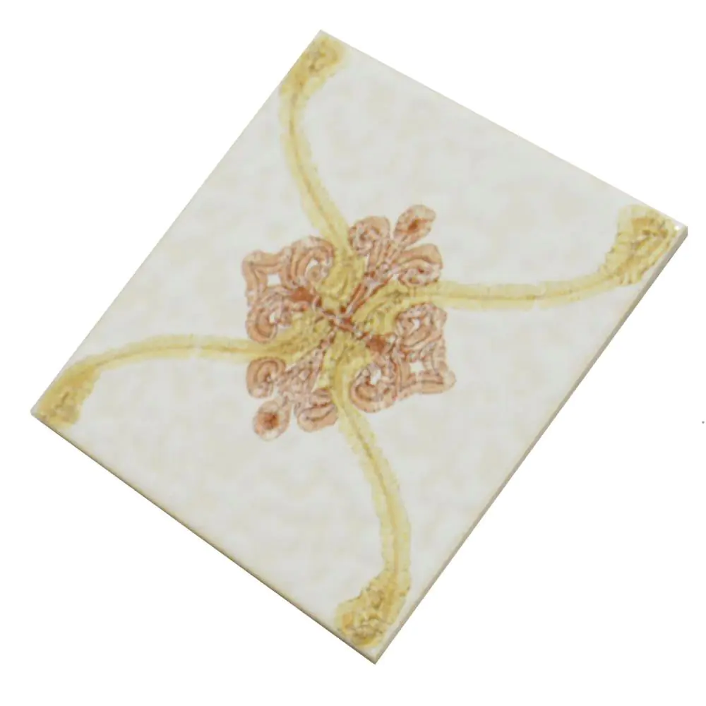 Wandfliese Dekor Servais E2094 creme beige bordeaux 15x15 cm Wandfliese Dekor Servais E2094 creme beige bordeaux 15x15 cm