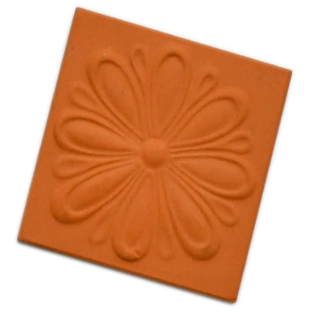 Einleger Dekor Villeroy & Boch E4670 206 rotbraun 8x8 cm I.Sorte