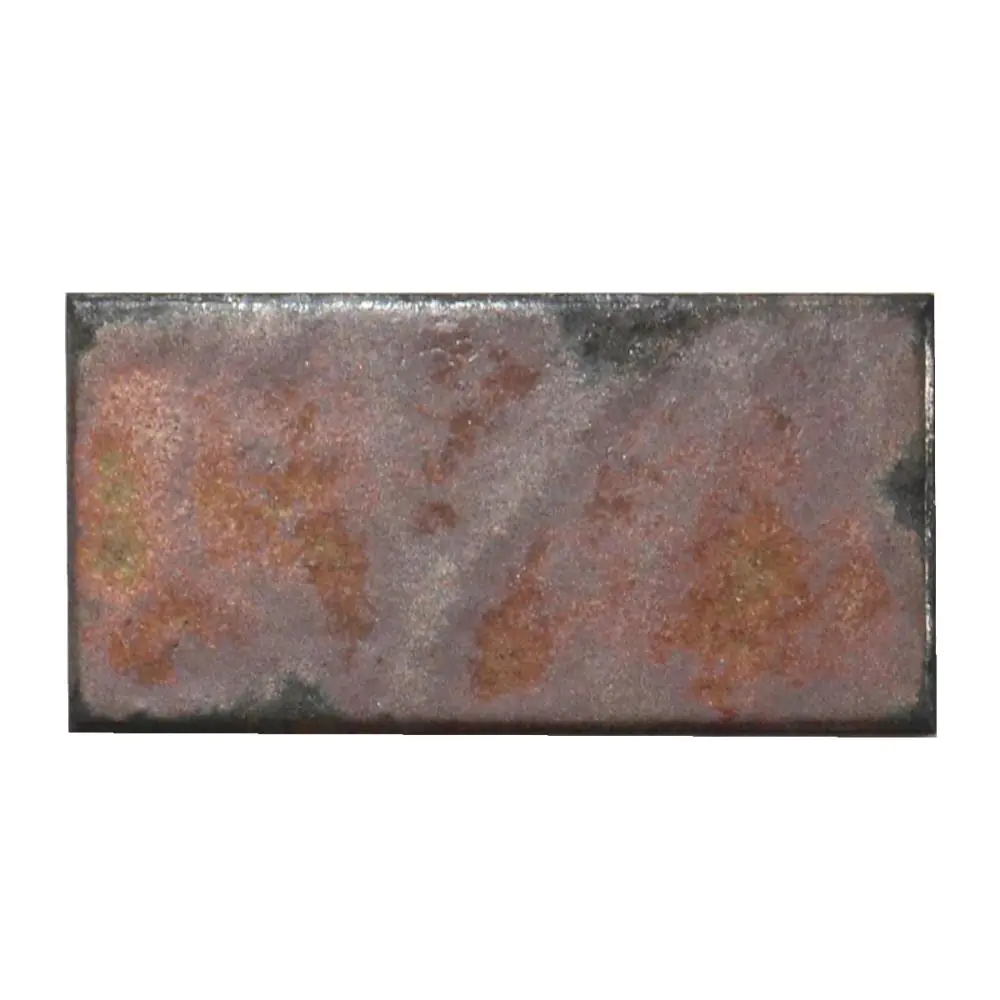 Bodenfliese Staloton E2550 rot braun Metalleffekt 10x20 cm I.Sorte