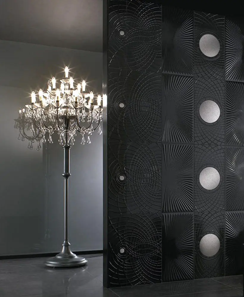 Bordüre Villeroy & Boch 1608 CL45 Boudoir schwarz 7,5x60 cm I.Sorte Bordüre Villeroy & Boch 1608 CL45 Boudoir schwarz 7,5x60 cm I.Sorte