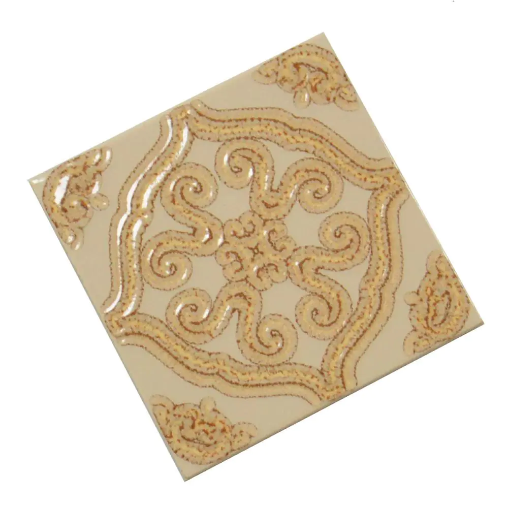 Wandfliese Dekor Servais E2098 8919 beige braun gebraucht 15x15 cm Wandfliese Dekor Servais E2098 8919 beige braun gebraucht 15x15 cm