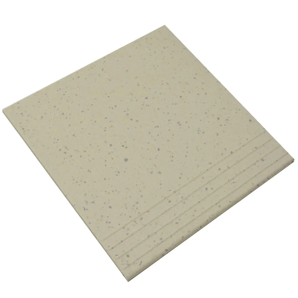 Treppenauftritt Agrob Buchtal E822 creme grau 30x30 cm Treppenauftritt Agrob Buchtal E822 creme grau 30x30 cm