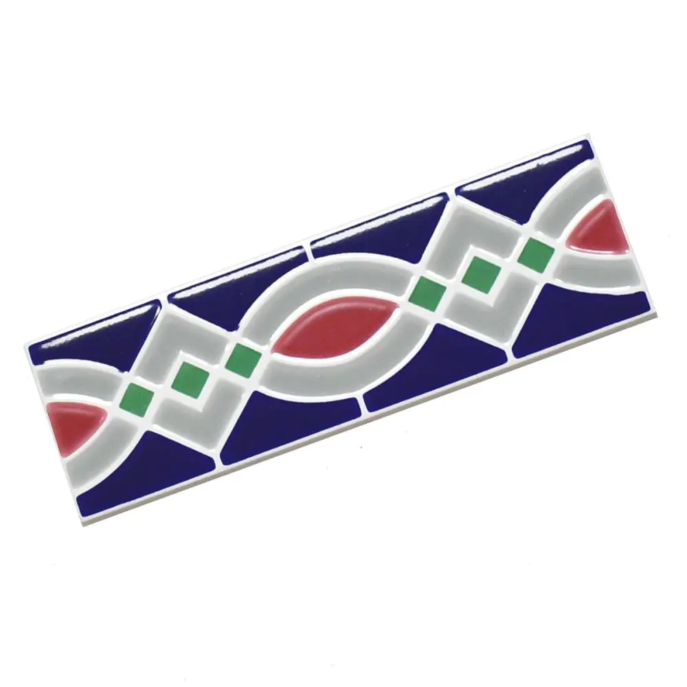 Bordüre Villeroy & Boch Nr.986 1483 SH78 Creative System Tanger mehrfarbig 6,5x20 cm I.Sorte Bordüre Villeroy & Boch Nr.986 1483 SH78 Creative System Tanger mehrfarbig 6,5x20 cm I.Sorte