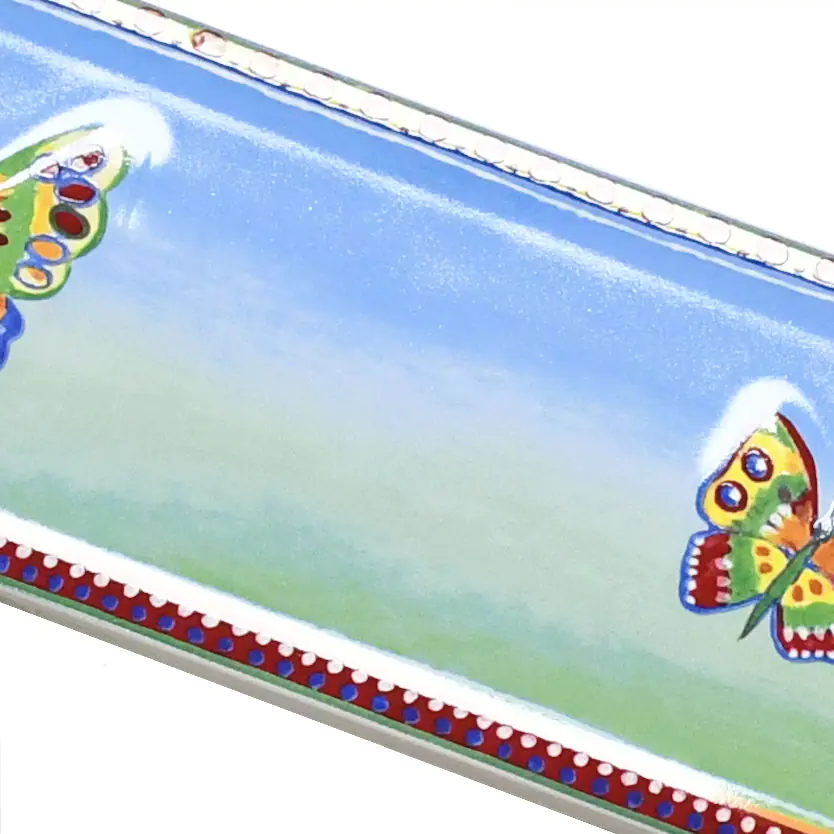 Bordüre Villeroy & Boch Nr.773 1458 D282 Creativa Butterfly mehrfarbig 10x30 cm I.Sorte Bordüre Villeroy & Boch Nr.773 1458 D282 Creativa Butterfly mehrfarbig 10x30 cm I.Sorte