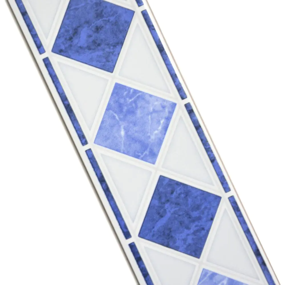 Bordüre ECO Ceramica Nr.277 weiß hellblau blau 6x20 cm I.Sorte Bordüre ECO Ceramica Nr.277 weiß hellblau blau 6x20 cm I.Sorte