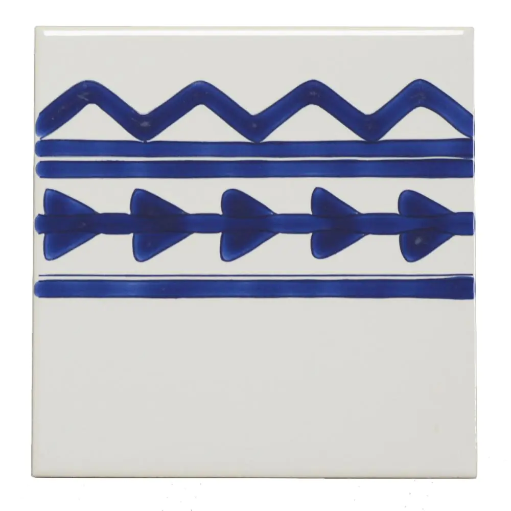 Wandfliese Dekor Villeroy & Boch E593 1121 BE30 Bleue blau weiß 15x15 cm