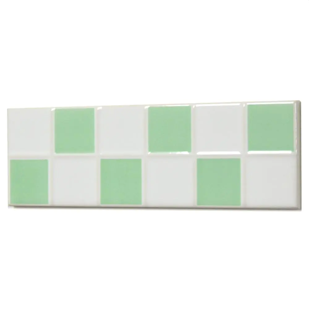 Bordüre Villeroy & Boch 1475 CS20 Creative System jadegrün weiß 6,5x20 cm I.Sorte Bordüre Villeroy & Boch 1475 CS20 Creative System jadegrün weiß 6,5x20 cm I.Sorte