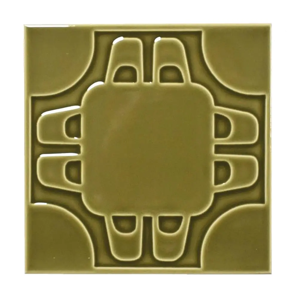 Wandfliese Dekor Mosa E3157 grün 15x15 cm