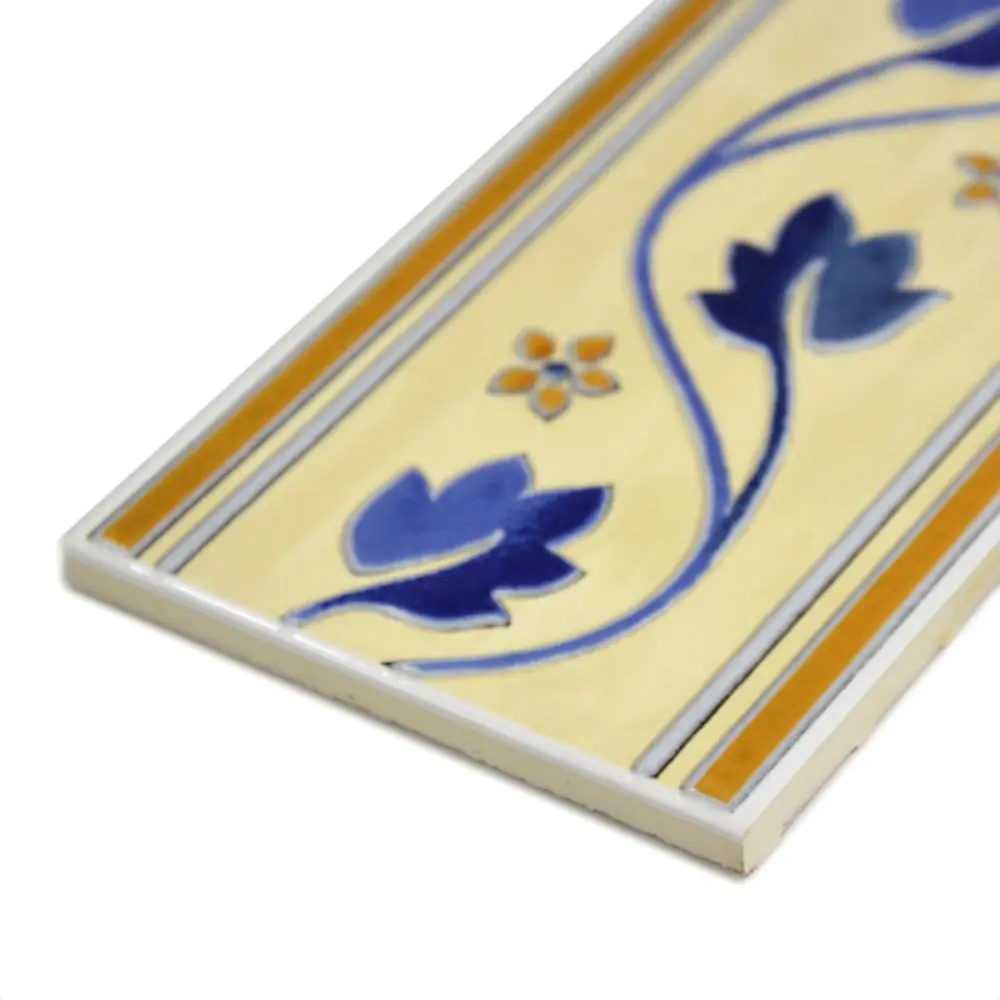 Bordüre Villeroy & Boch Nr.142 1151 JL04 Tivoli creme blau 10x25 cm Bordüre Villeroy & Boch Nr.142 1151 JL04 Tivoli creme blau 10x25 cm
