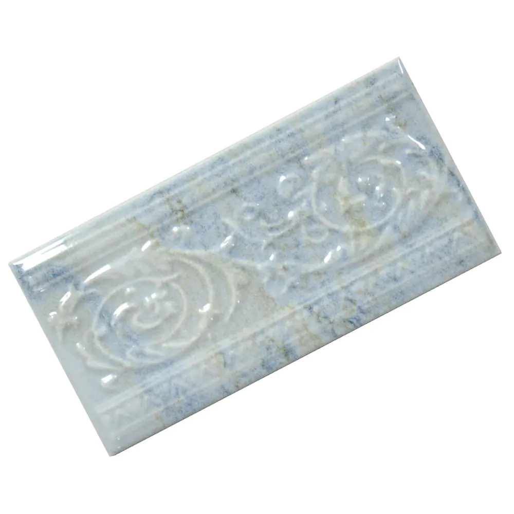 Bordüre Porcelanosa Nr.430 Florencia celeste blau 10x20 cm Bordüre Porcelanosa Nr.430 Florencia celeste blau 10x20 cm