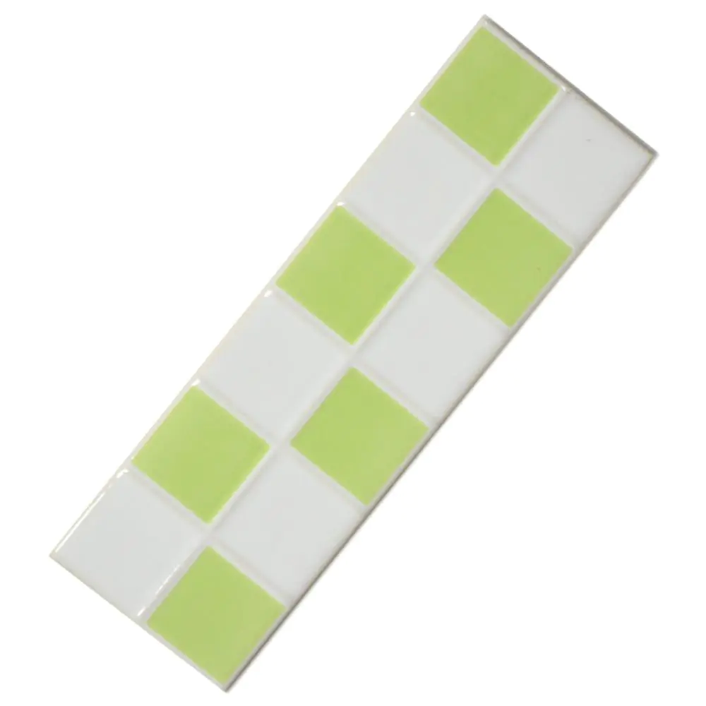 Bordüre Villeroy & Boch 1475 CS21 Creative System apfelgrün weiß 6,5x20 cm I.Sorte Bordüre Villeroy & Boch 1475 CS21 Creative System apfelgrün weiß 6,5x20 cm I.Sorte