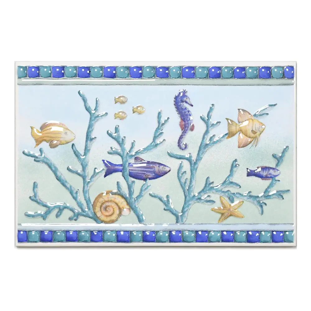 Bordüre Villeroy & Boch Nr.822 1385 D163 Corsica mehrfarbig 20x30 cm