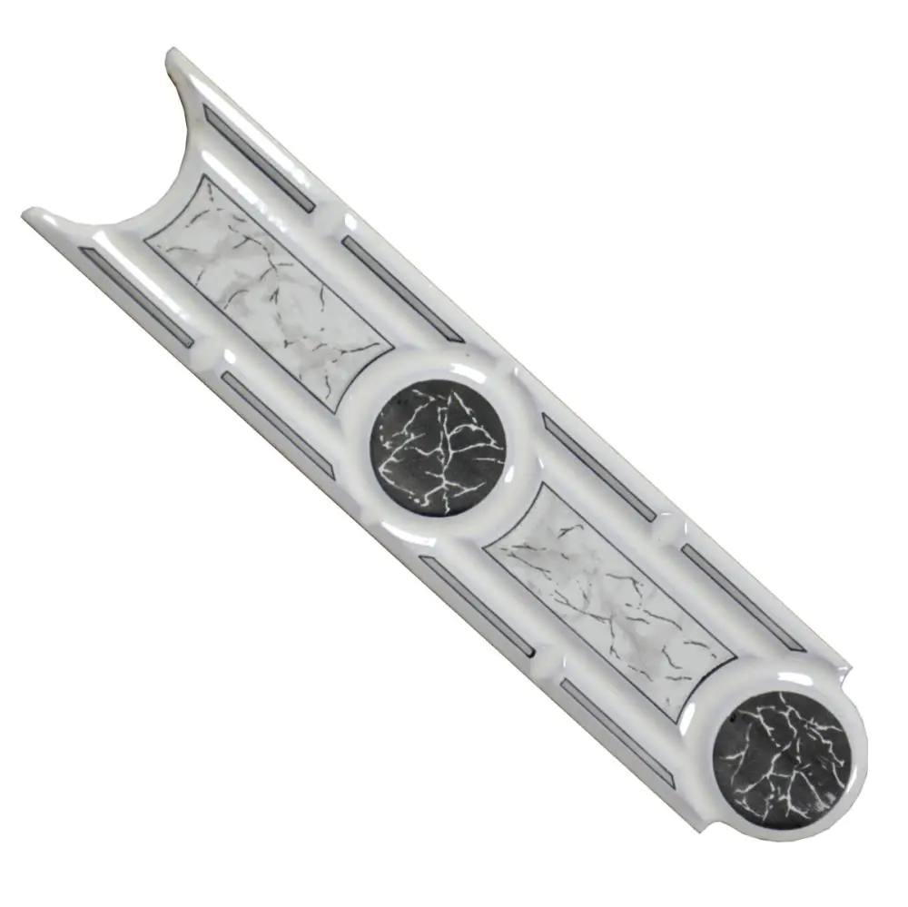 Bordüre Ceramica Montoliu Nr.524 nero schwarz grau weiß 5x20 cm Bordüre Ceramica Montoliu Nr.524 nero schwarz grau weiß 5x20 cm