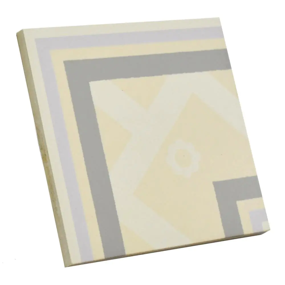 Bodenfliese Villeroy & Boch E3797 2021 PC Mettlach Ecke Läufer lila grau creme 20x20 cm Bodenfliese Villeroy & Boch E3797 2021 PC Mettlach Ecke Läufer lila grau creme 20x20 cm