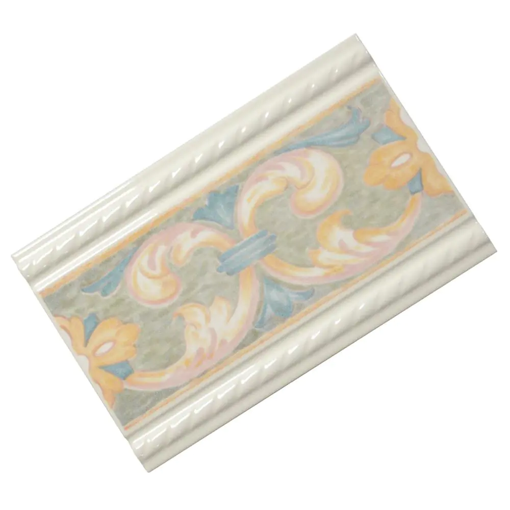 Bordüre Porcelanosa Nr.496 creme bunt Floral 20x31,5 cm
