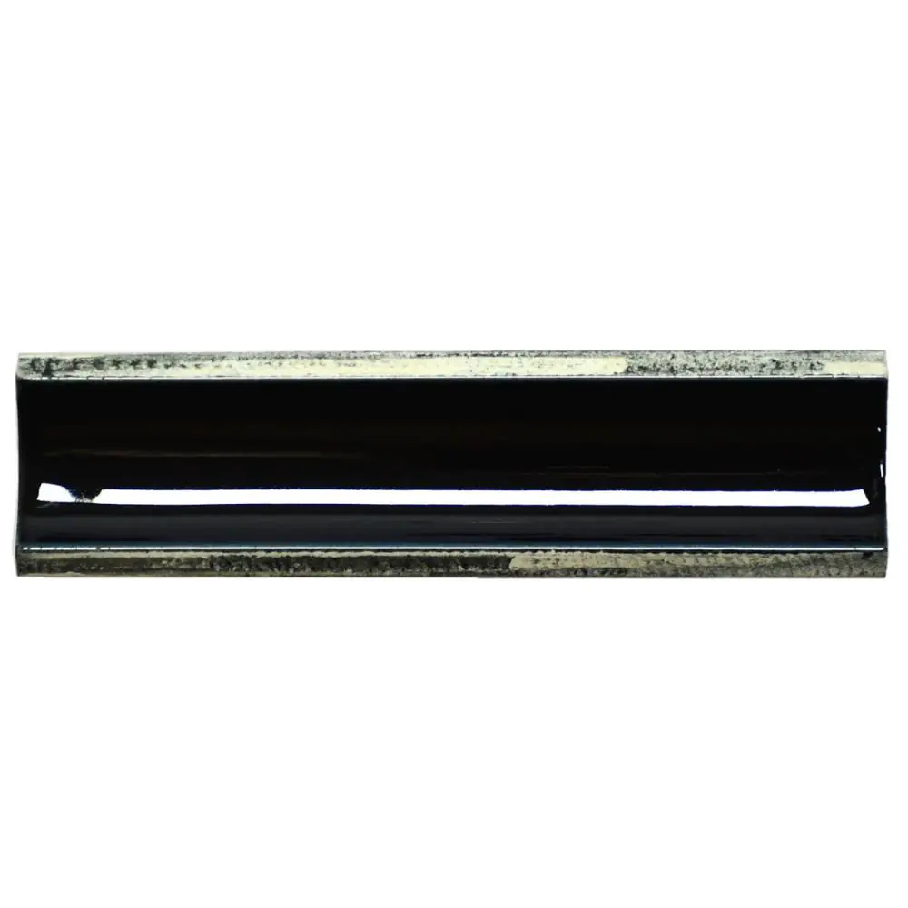 Bordüre Eckstück Villeroy & Boch E4896 1405 Colorsound schwarz 4x15 cm I.Sorte