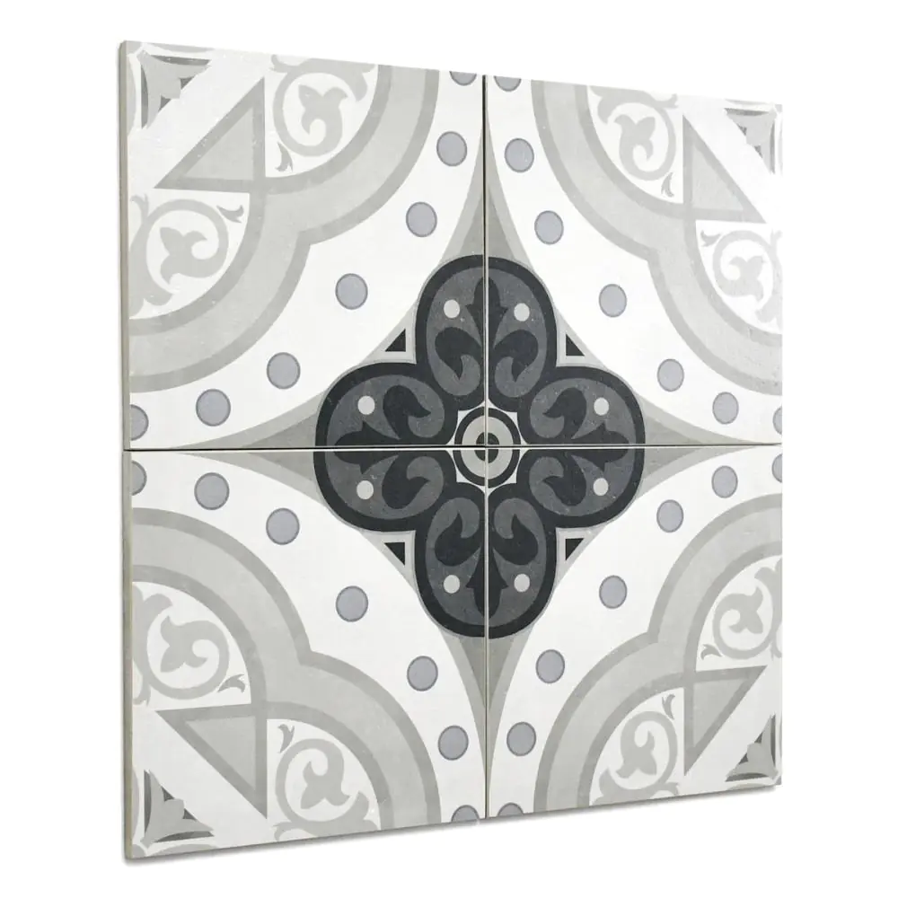 Bodenfliese Dekor Villeroy & Boch 2634 CF9H Century Unlimited grey grau 20x20 cm I.Sorte