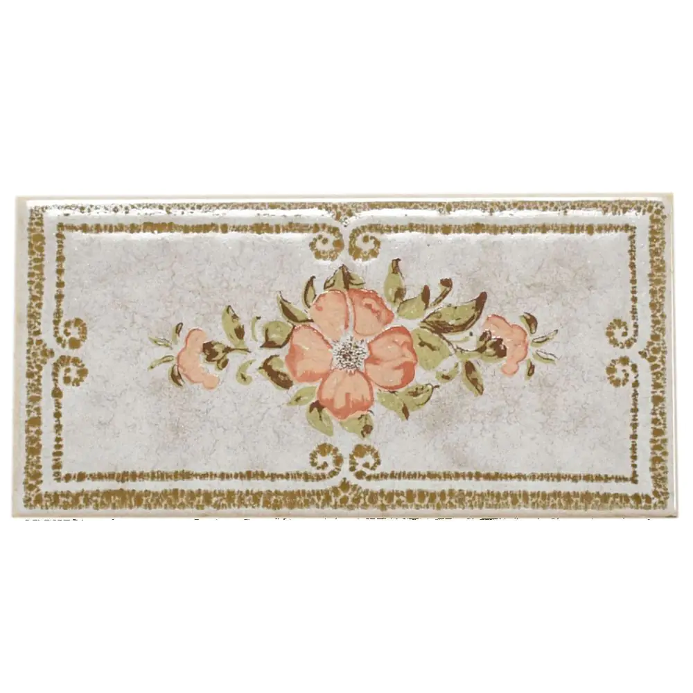 Wandfliese Dekor Villeroy & Boch E5661 1331 A88 Vienna braun 10x20 cm I.Sorte