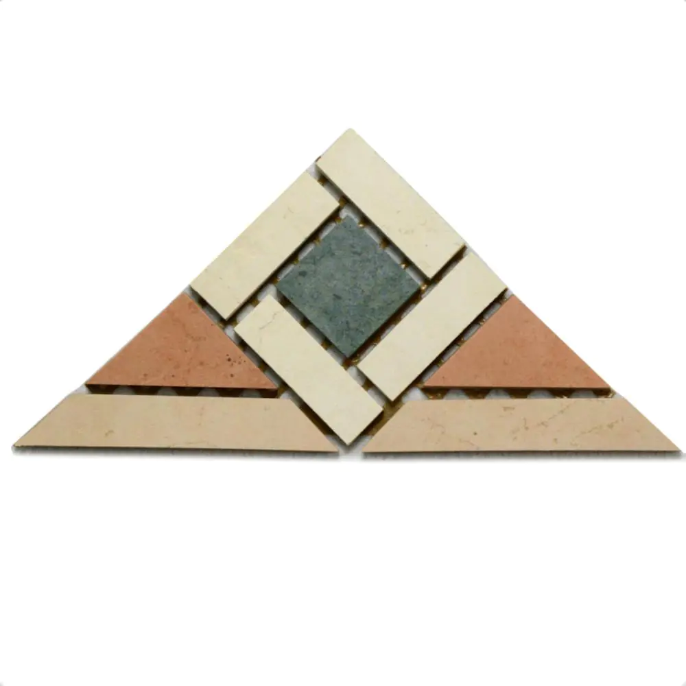 Mosaik Agrob Buchtal 056063 Kuros cotto creme grün 15x30 cm I.Sorte