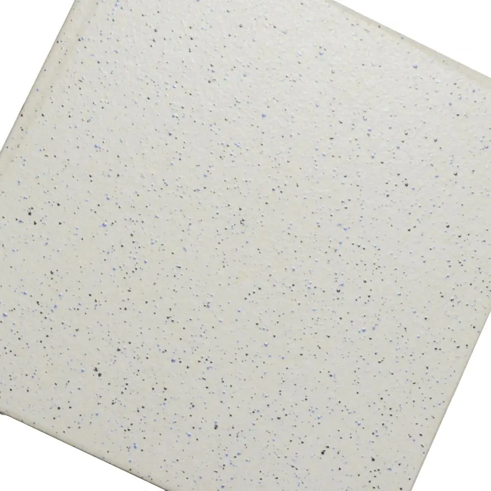 Bodenfliese Spaltplatte Mosa E627 weiß blau schwarz gesprenkelt 24x24 cm