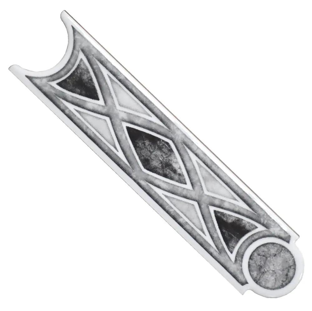 Bordüre Nr.674 Sena gris grau anthrazit weiß 5x20 cm Bordüre Nr.674 Sena gris grau anthrazit weiß 5x20 cm