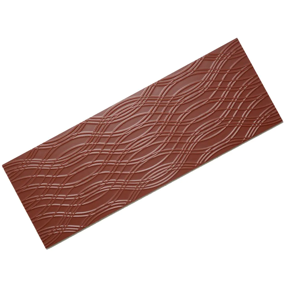 Wandfliese Dekor Villeroy & Boch E1965 1227 CO31 Stripe & Wave rot 25x70 cm I.Sorte Wandfliese Dekor Villeroy & Boch E1965 1227 CO31 Stripe & Wave rot 25x70 cm I.Sorte