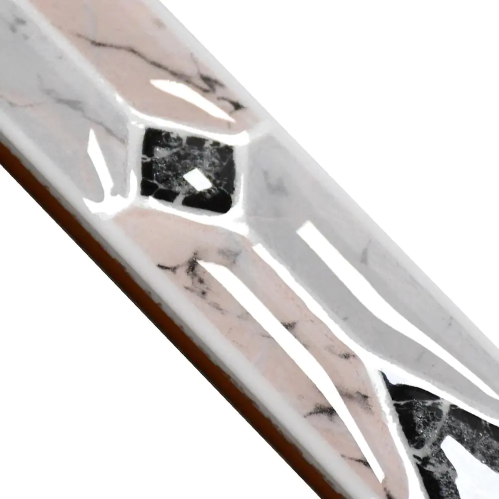 Bordüre Rombos Nr.689 rosa gris grau 5x20 cm Bordüre Rombos Nr.689 rosa gris grau 5x20 cm