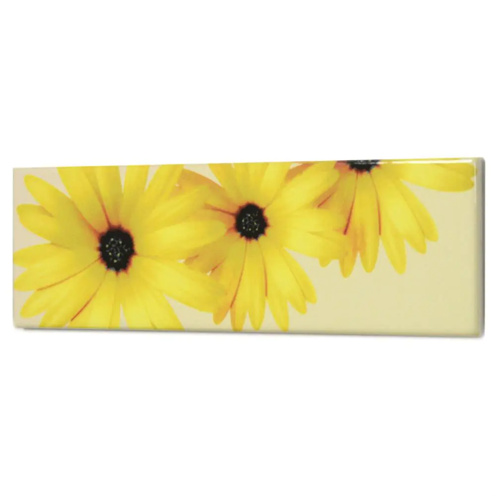 Bordüre Villeroy & Boch 1483 CS63 Creative System gelb Blume 6,5x20 cm I.Sorte Bordüre Villeroy & Boch 1483 CS63 Creative System gelb Blume 6,5x20 cm I.Sorte