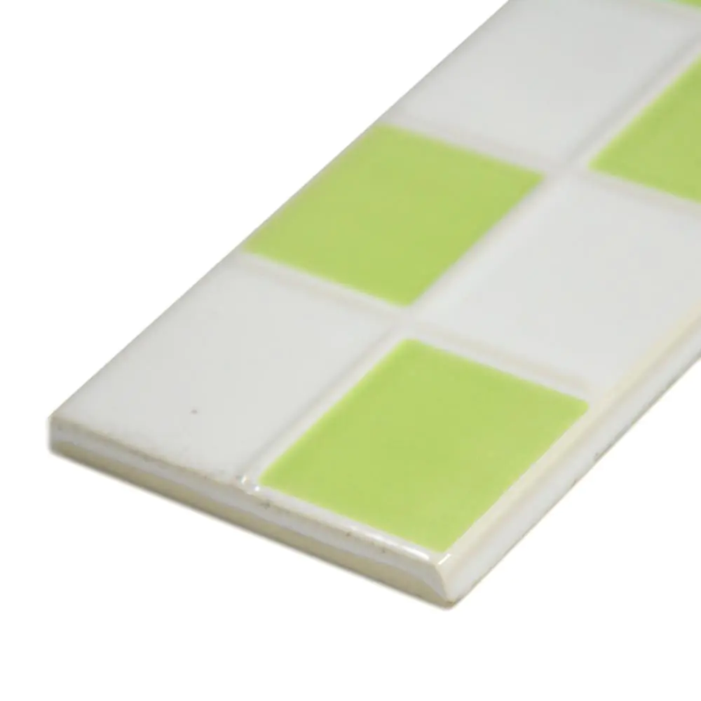 Bordüre Villeroy & Boch 1475 CS21 Creative System apfelgrün weiß 6,5x20 cm I.Sorte Bordüre Villeroy & Boch 1475 CS21 Creative System apfelgrün weiß 6,5x20 cm I.Sorte