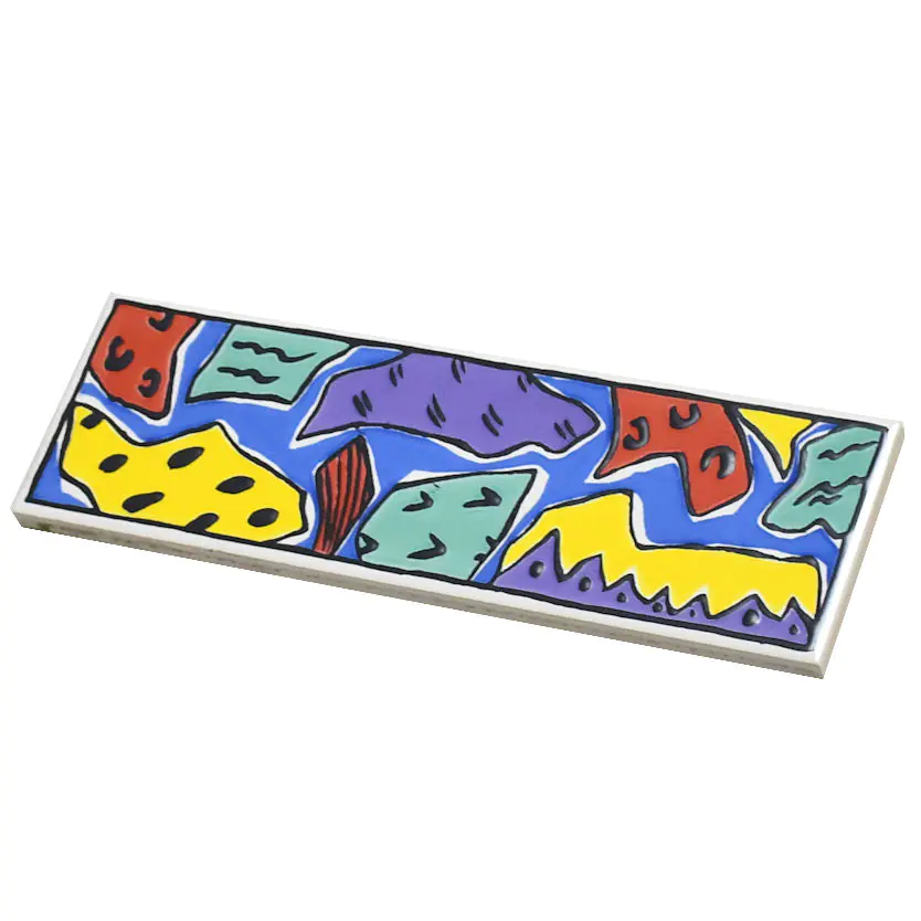 Bordüre Villeroy & Boch Nr.814 1483 LJ70 Deco-Sound Firestone mehrfarbig 6,5x20 cm I.Sorte