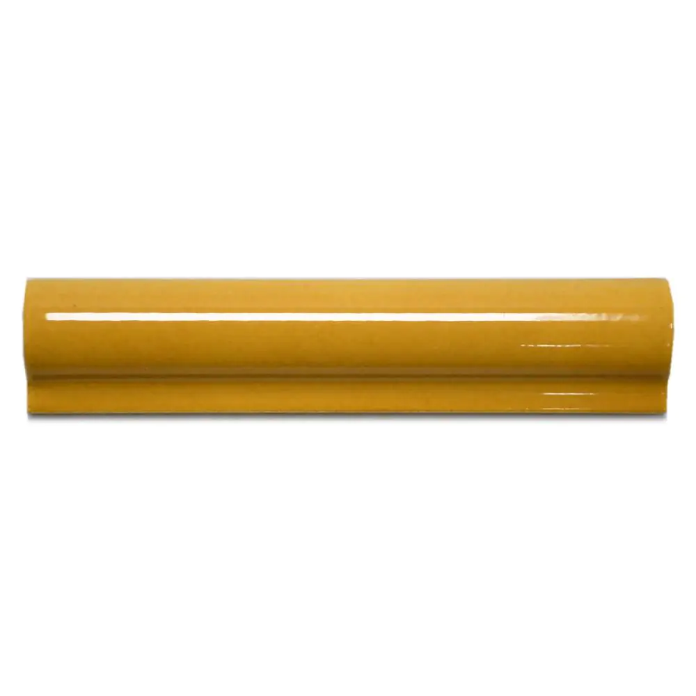 Florim Ceramiche Nr.1037 Bordüre beige gelb gewölbt 4x20 cm