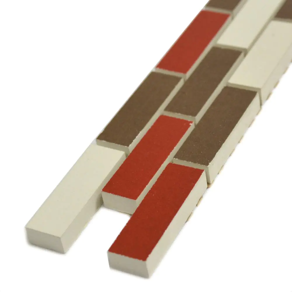 Bordüre Villeroy & Boch 1523 FK73 Carnaby beige rot braun 5x25 cm I.Sorte Bordüre Villeroy & Boch 1523 FK73 Carnaby beige rot braun 5x25 cm I.Sorte