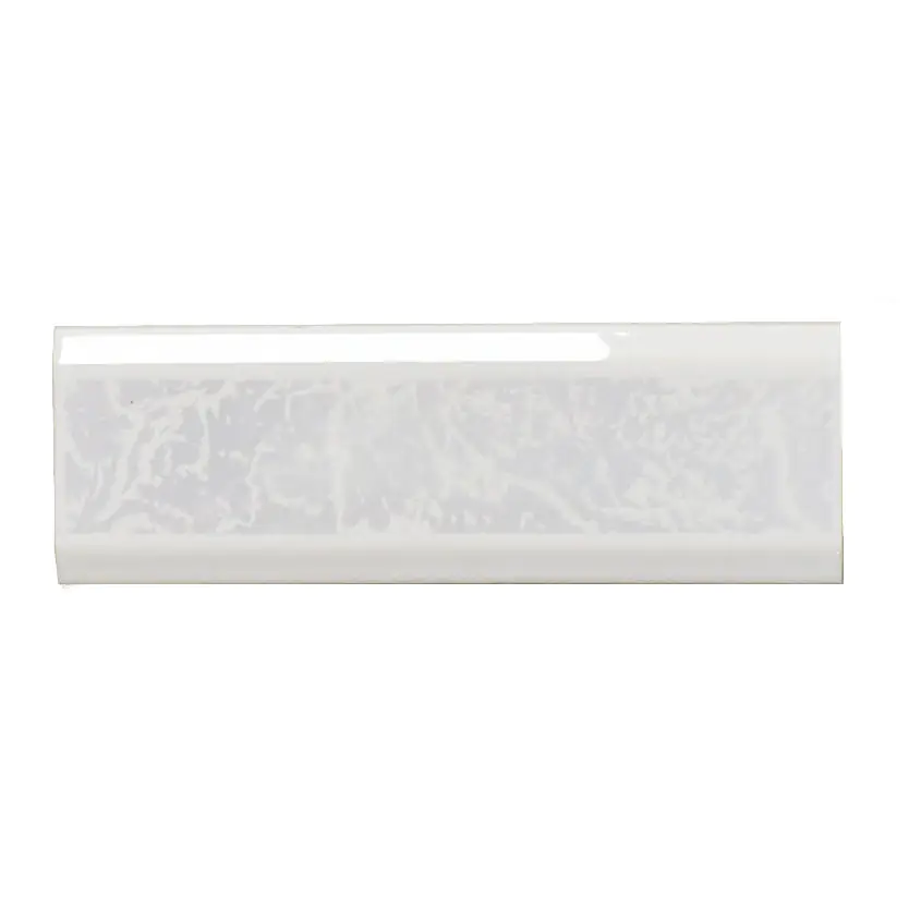 Bordüre Villeroy & Boch Nr.775 1453 EM41 Illusion weiß silber grau 6,5x20 cm I.Sorte