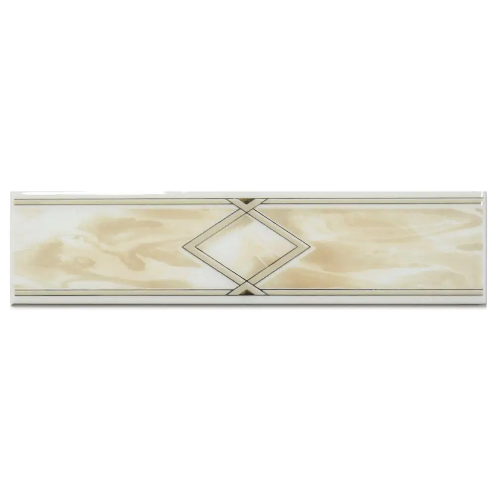 Bordüre Omega Nr.172 DN4 Danubio 4 beige creme gold 8x33,5 cm I.Sorte Bordüre Omega Nr.172 DN4 Danubio 4 beige creme gold 8x33,5 cm I.Sorte