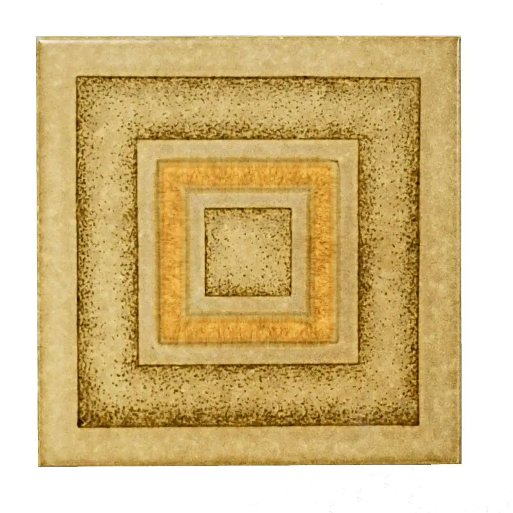 Wandfliese Dekor Servais E2990 118004 beige braun gelb 15x15 cm I.Sorte