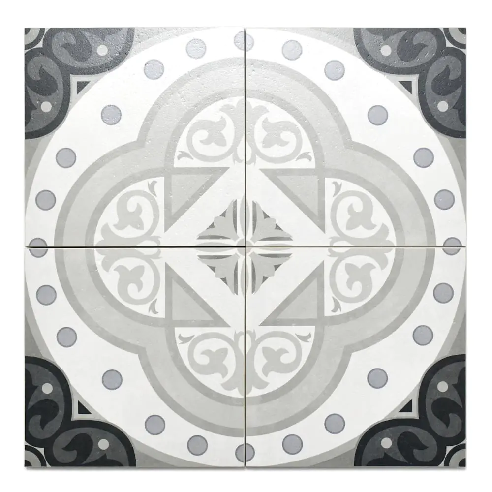 Bodenfliese Dekor Villeroy & Boch 2634 CF9H Century Unlimited grey grau 20x20 cm I.Sorte