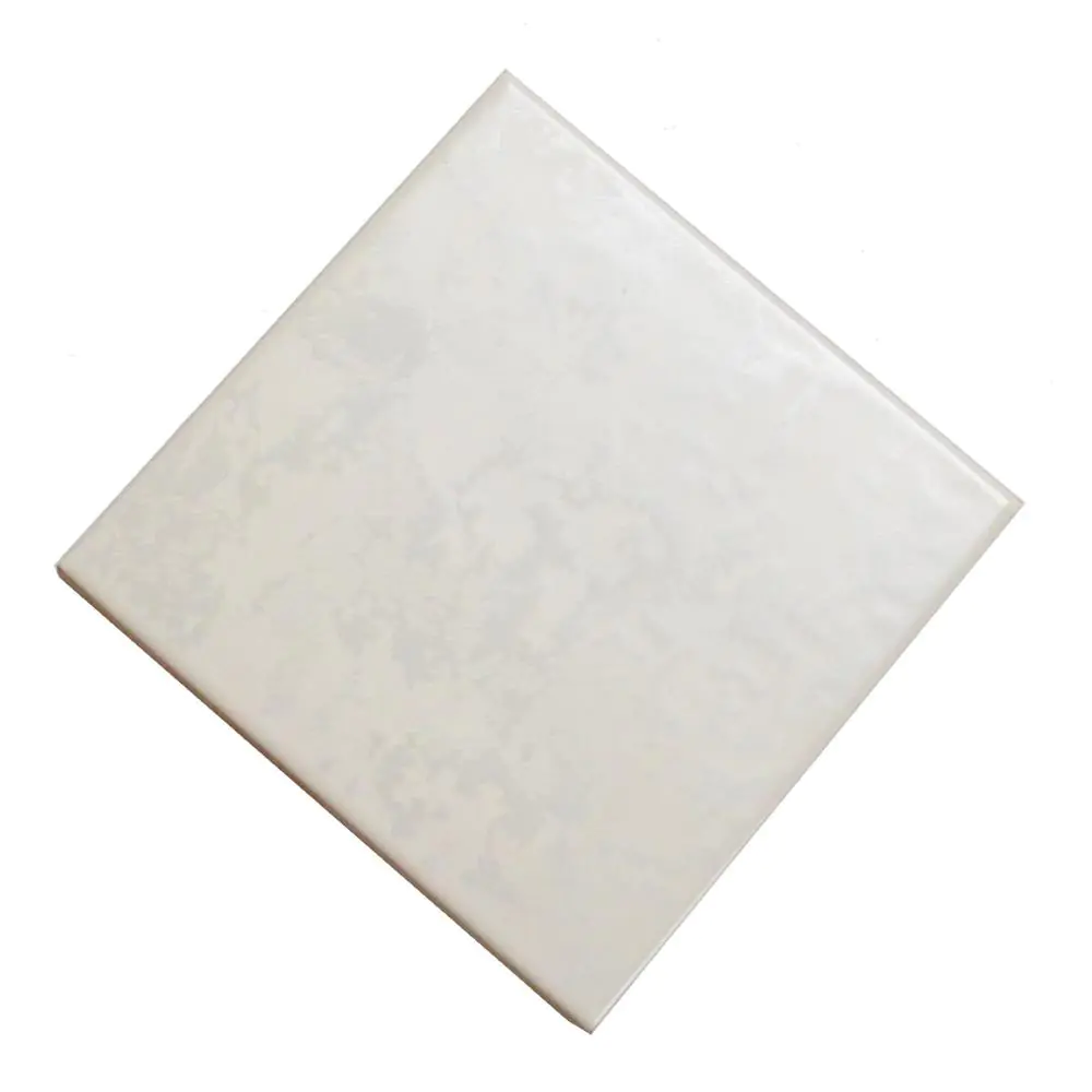 Wandfliese E2123 weiß silber 15x15 cm Wandfliese E2123 weiß silber 15x15 cm