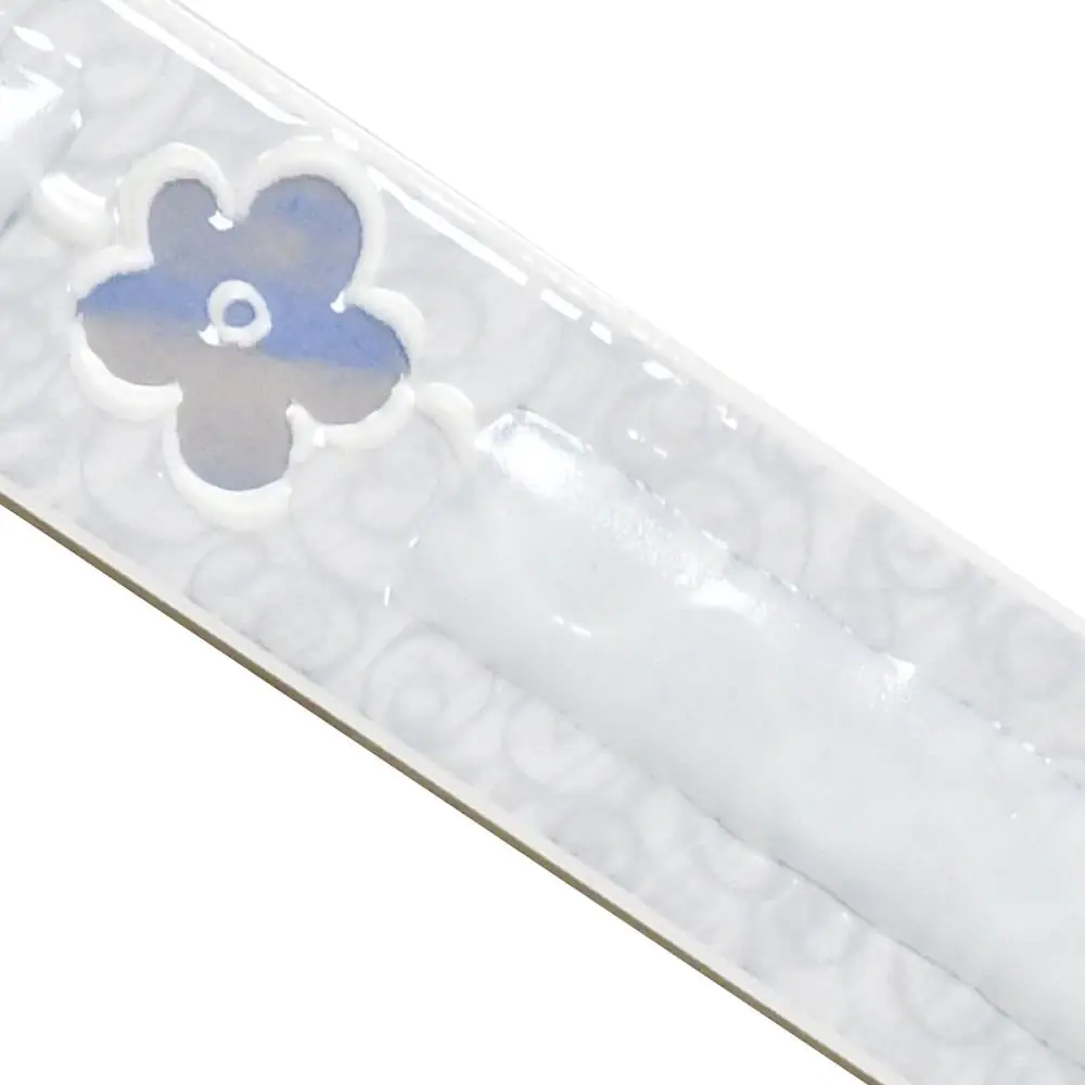 Bordüre Agrob Buchtal Nr.943 238886 weiß blau grau 6,5x25 cm I.Sorte Bordüre Agrob Buchtal Nr.943 238886 weiß blau grau 6,5x25 cm I.Sorte