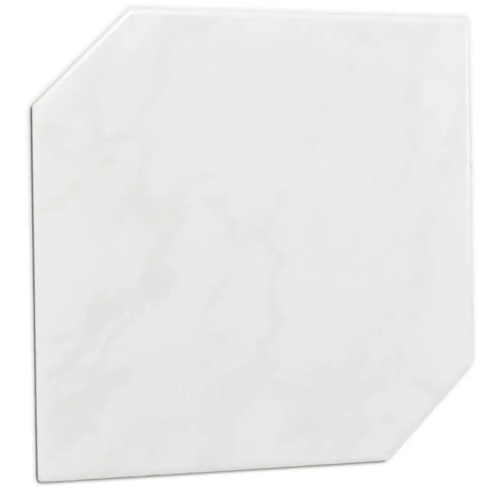 Bodenfliese Grohn E4723 CAP621 Campanile Sechseck grau weiß 28x28 cm I.Sorte
