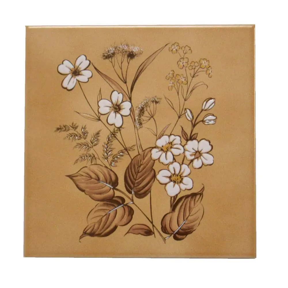 Wandfliese Dekor Villeroy & Boch E2831 beige braun weiß 20x20 cm I.Sorte Wandfliese Dekor Villeroy & Boch E2831 beige braun weiß 20x20 cm I.Sorte