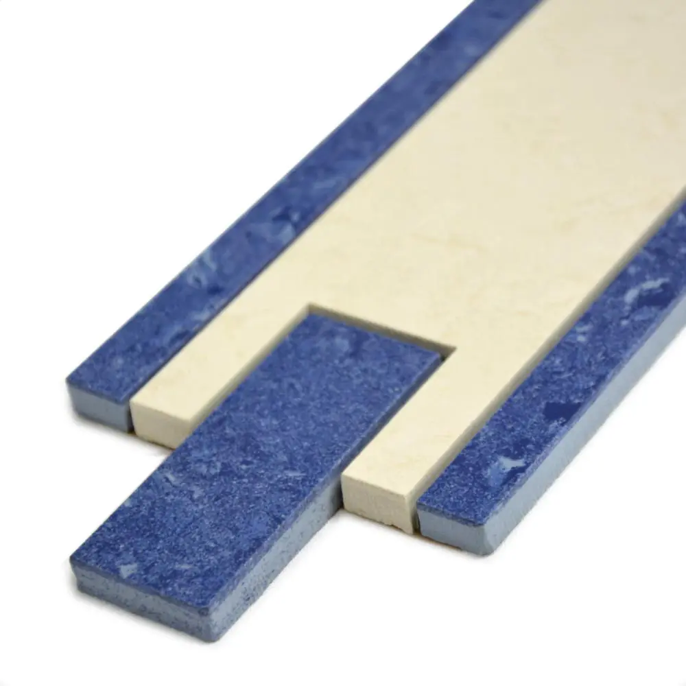 Bordüre Villeroy & Boch 2328 NK14 Athos blau creme 10x30 cm I.Sorte Bordüre Villeroy & Boch 2328 NK14 Athos blau creme 10x30 cm I.Sorte