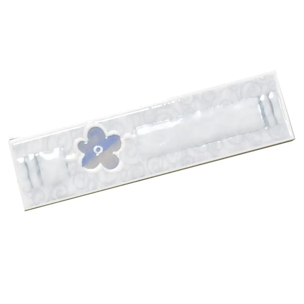 Bordüre Agrob Buchtal Nr.943 238886 weiß blau grau 6,5x25 cm I.Sorte Bordüre Agrob Buchtal Nr.943 238886 weiß blau grau 6,5x25 cm I.Sorte