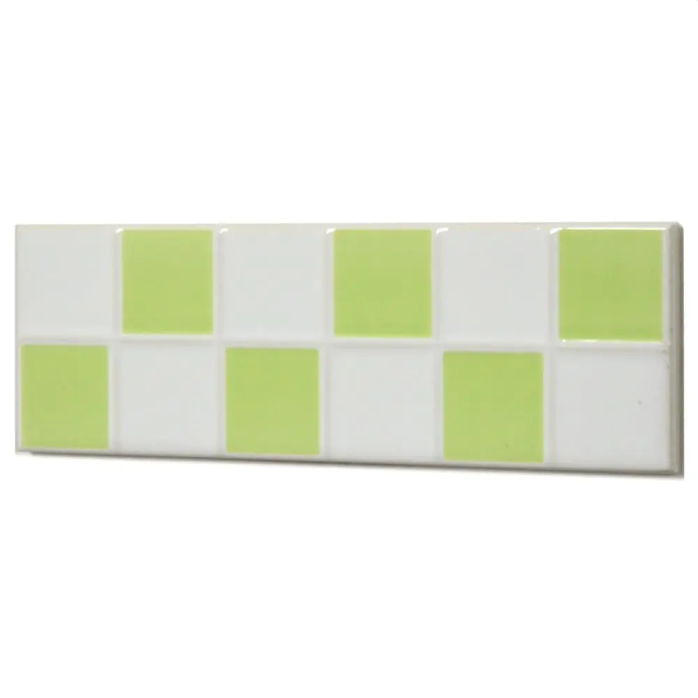 Bordüre Villeroy & Boch 1475 CS21 Creative System apfelgrün weiß 6,5x20 cm I.Sorte Bordüre Villeroy & Boch 1475 CS21 Creative System apfelgrün weiß 6,5x20 cm I.Sorte